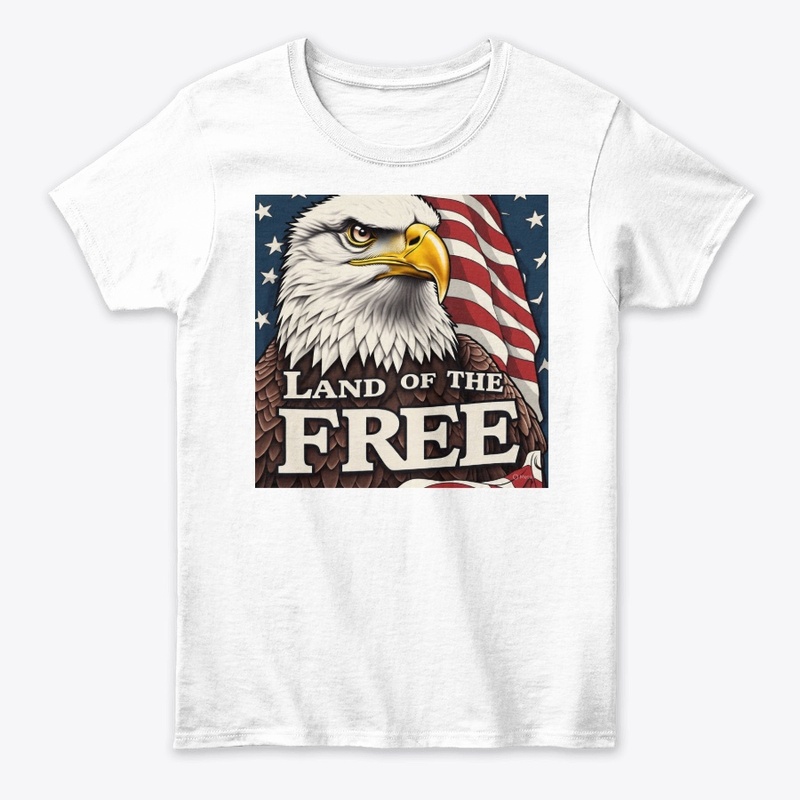 Land of the free for t shirt design