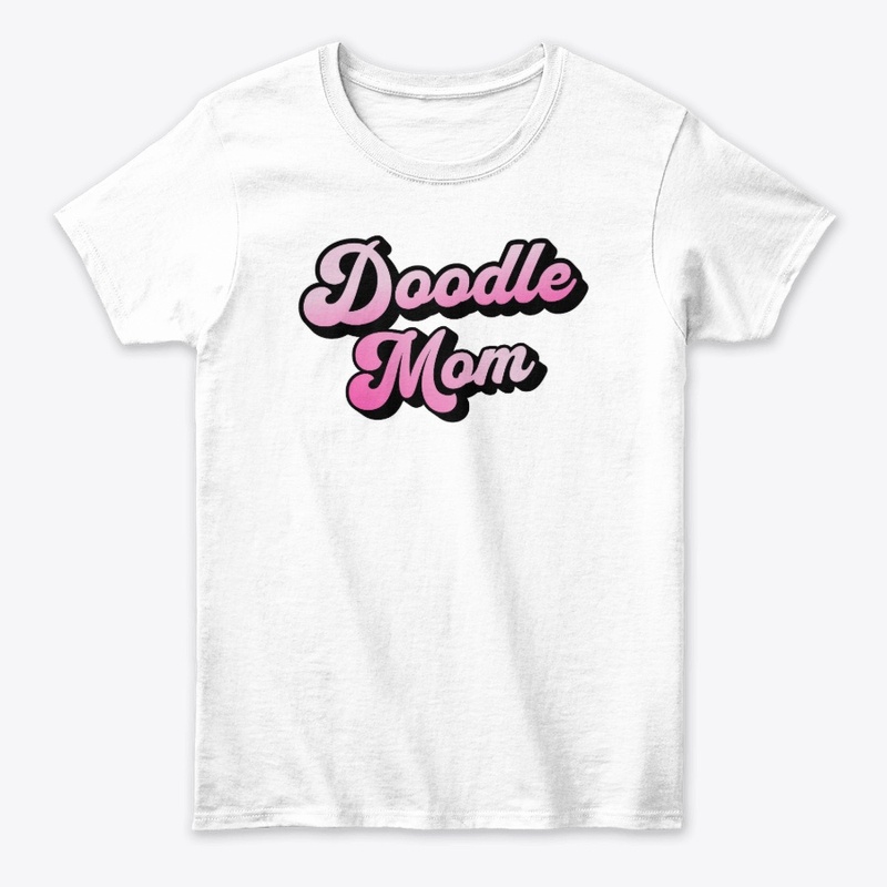 Doodle Mom Gradient Pink 