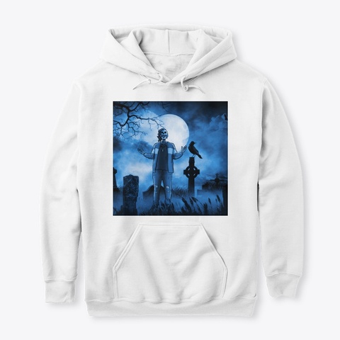 Blood On A White Rose White T-Shirt Front