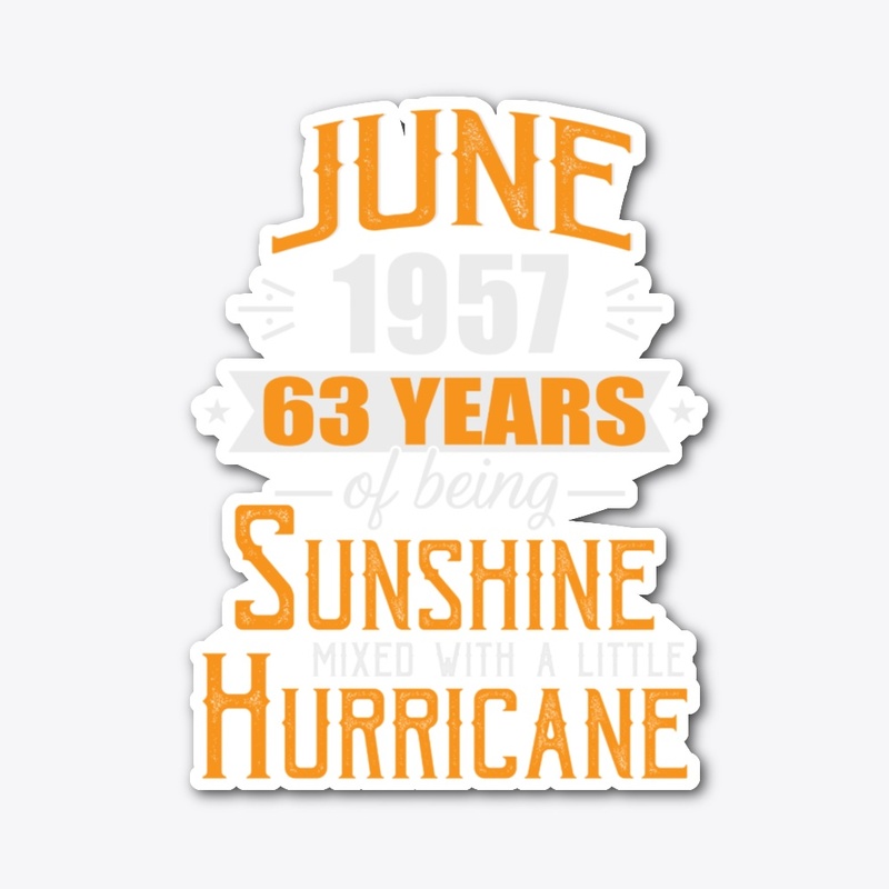 June 1957, 63 Years Anniversary Gift