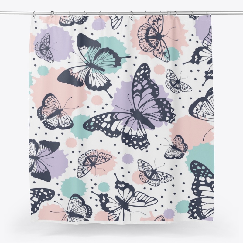 Butterflies Pattern Abstract Design