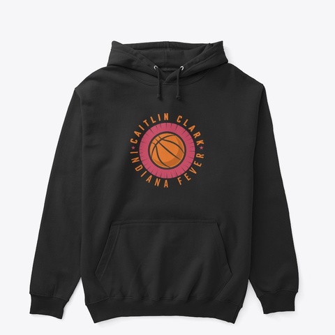 Caitlin Clark Indiana Fever Black Camiseta Front