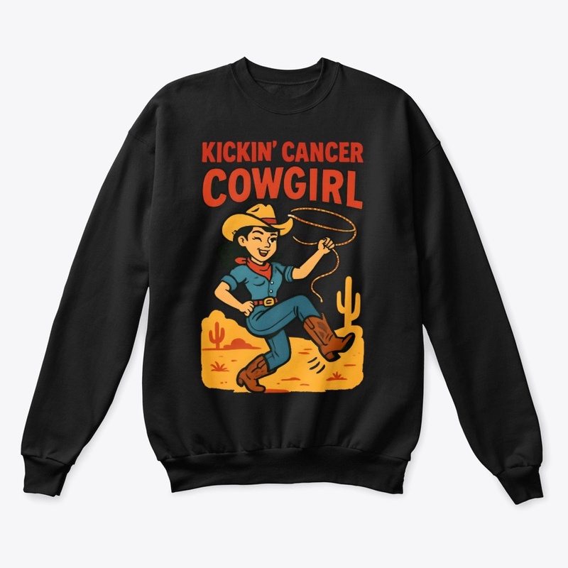 Kickin' Cancer Cowgirl T-Shirt