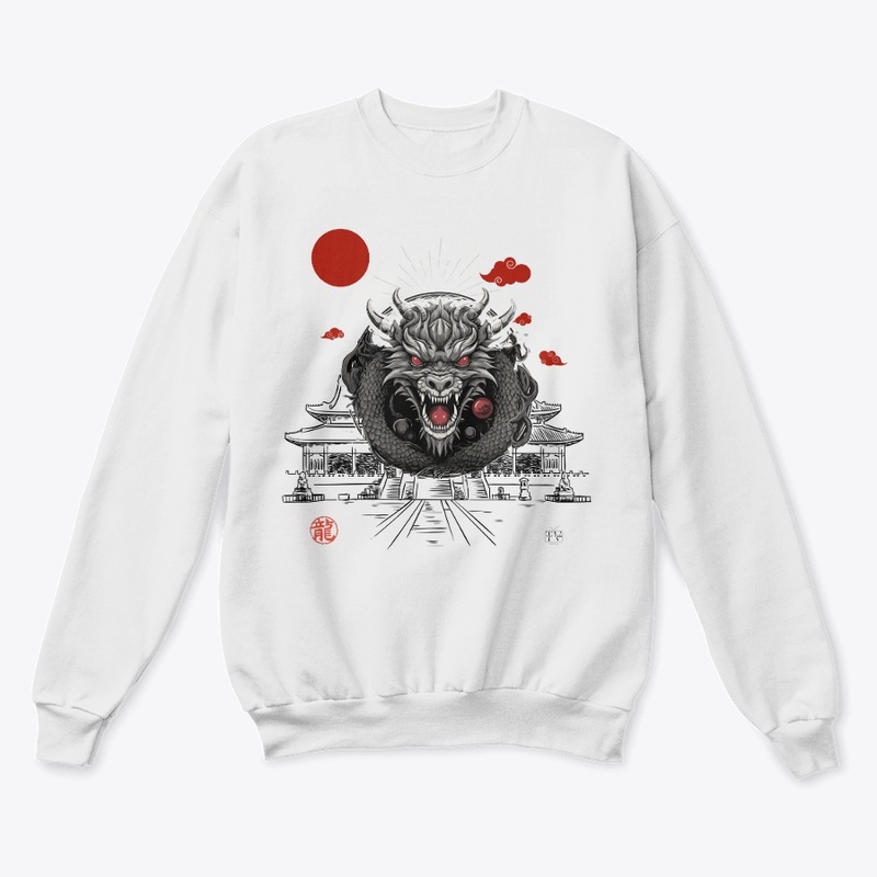Dragon Red Sun