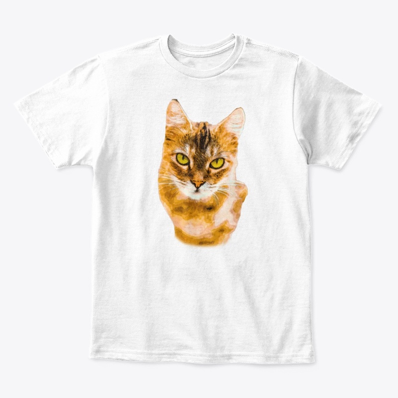 Ginger Cat Sketch Art No 1 - Cat