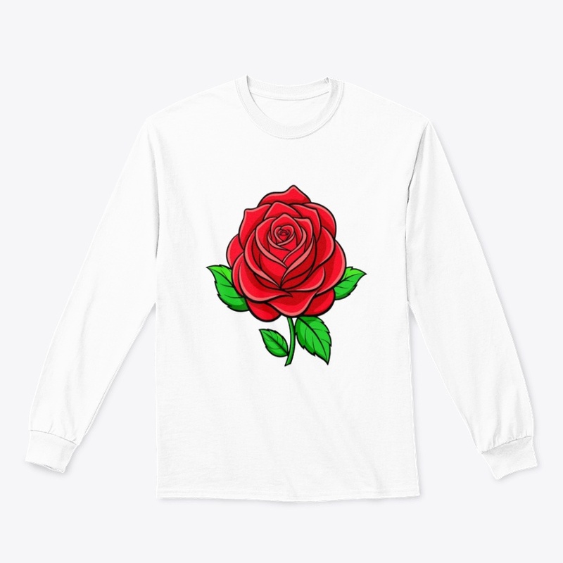 Rosa roja de primavera
