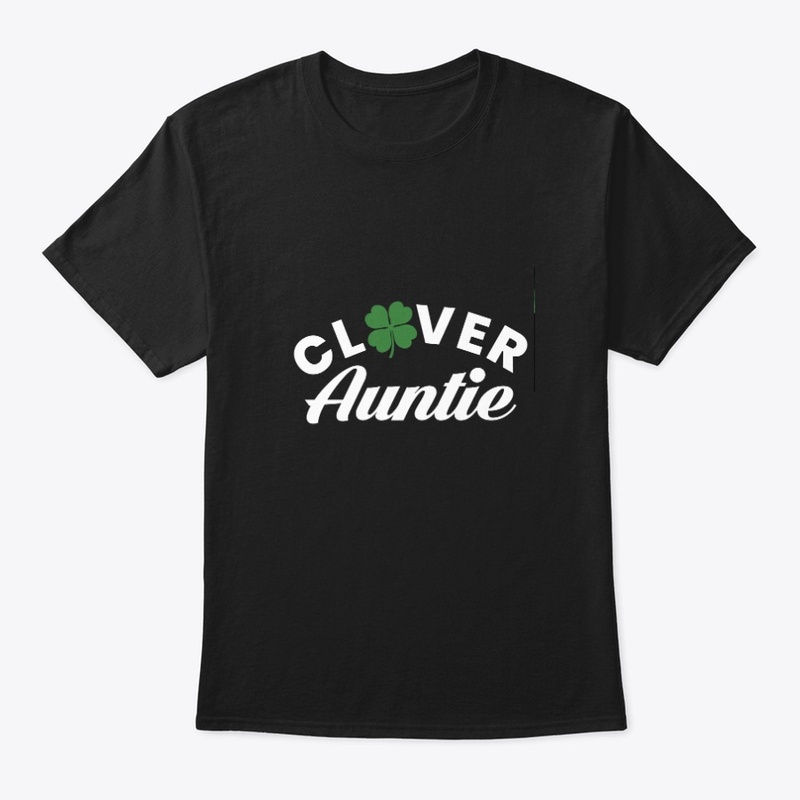 Clover Auntie Black Merch