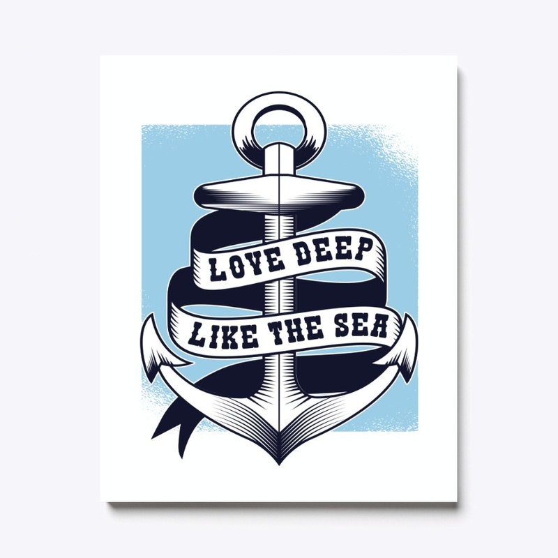 Love Deep Like The Sea Valentines Gift