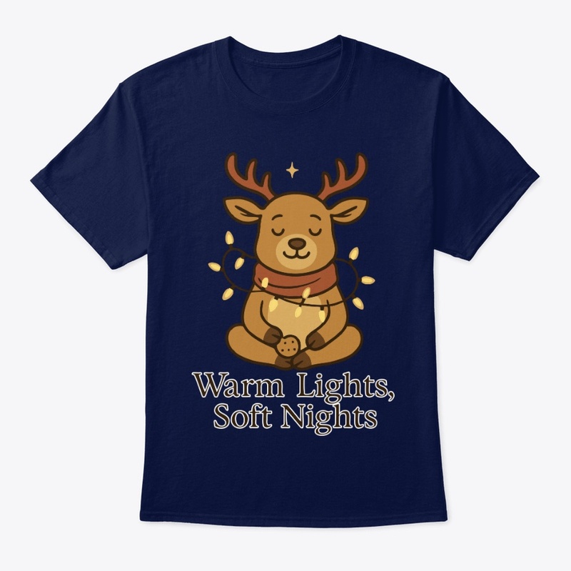 Warm Lights Soft Nights Cozy Reindeer
