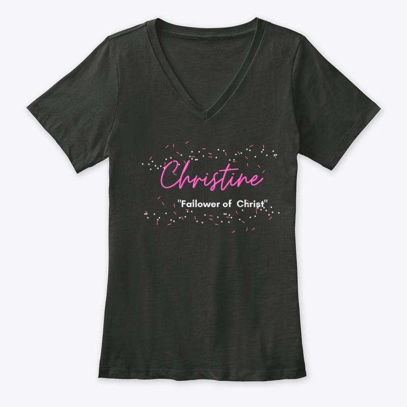 Christian's T shirt with Name Printed 