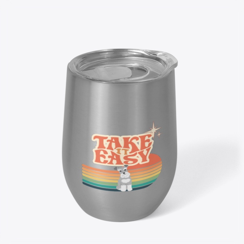 Take it Easy Schnauzer Tumbler