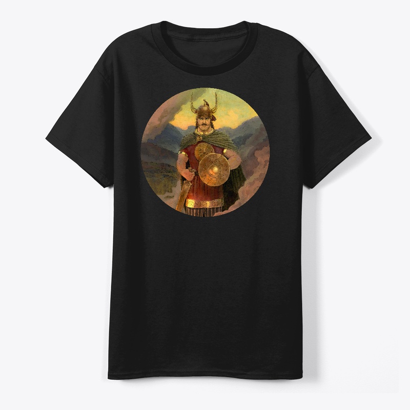 Celtiberian Warrior with background