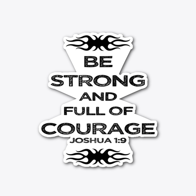 JOSHUA 1:9 DIE CUT STICKER