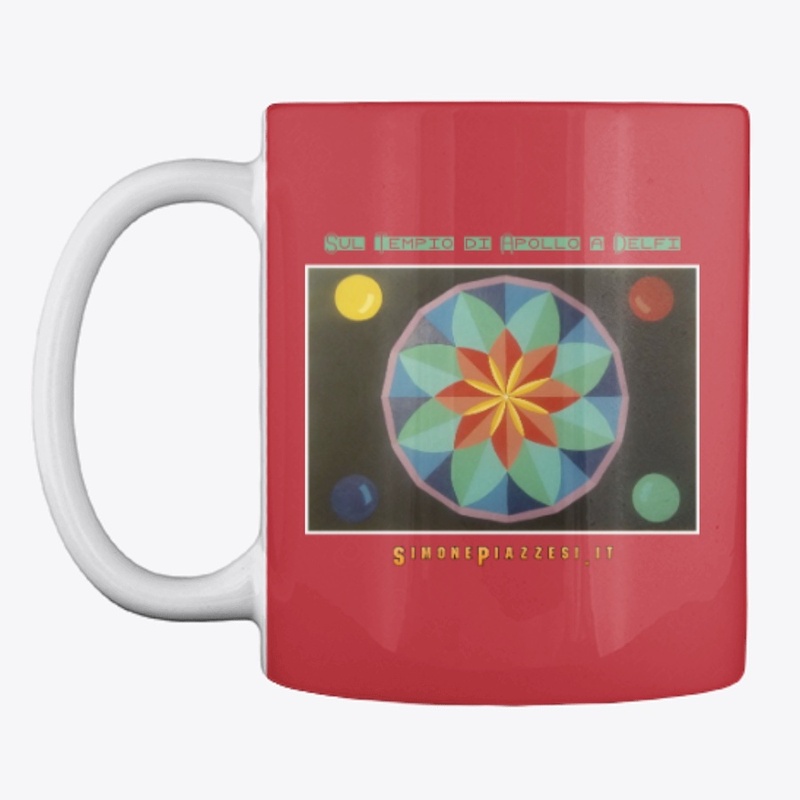 Sul tempio di Apollo a Delfi tazza