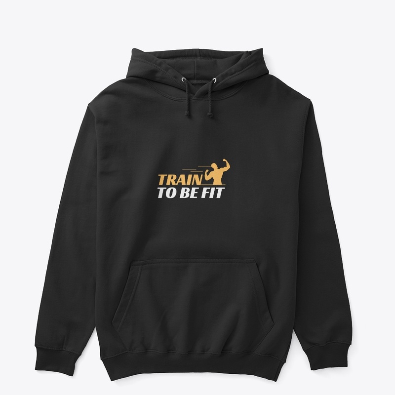 Train to be Fit a motivational slogan 