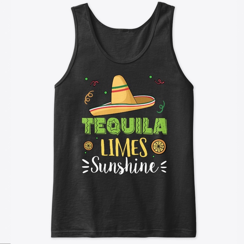 Tequila Limes Sunshine Mexico T Shirt