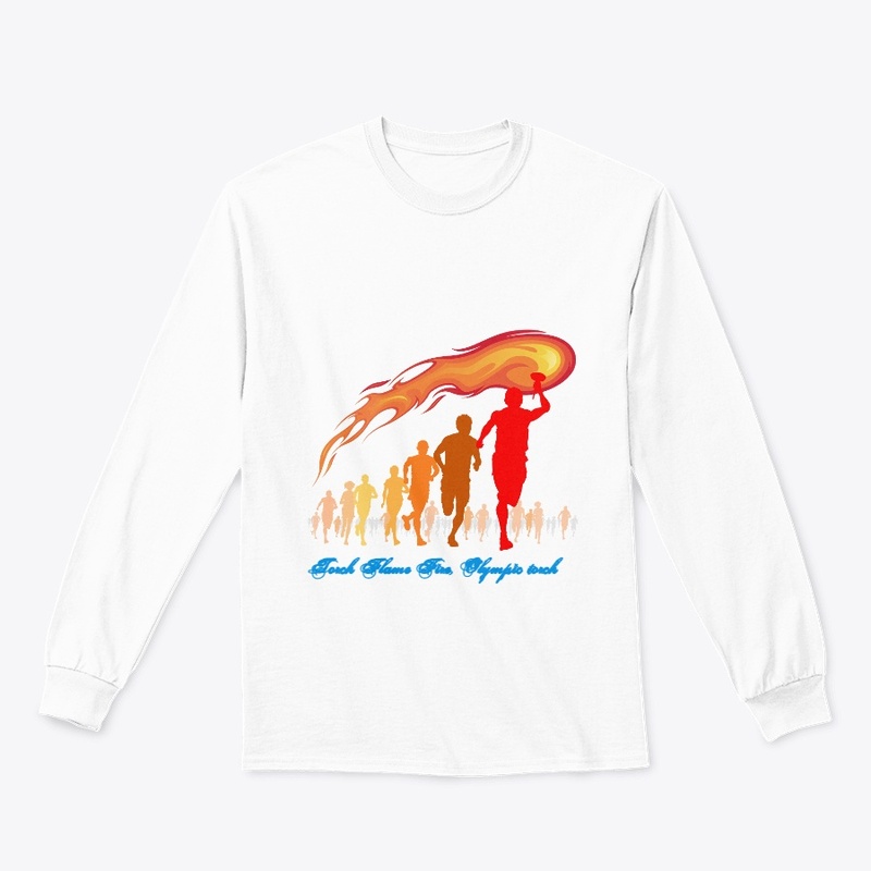 Torch Flame Fire Olympic t-shirt