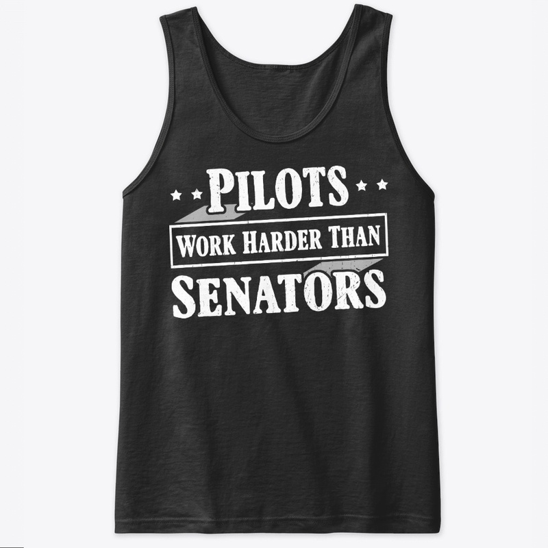 Funny Pilot Gift Work Harder