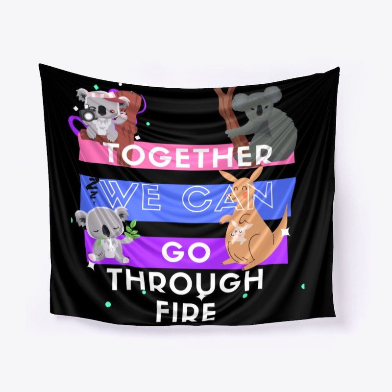 Koalas & Kangaroo vs fire