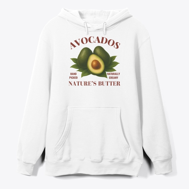 Nature’s Butter | Retro Avocado Art