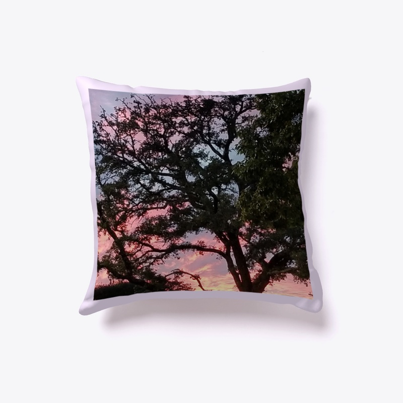 Pastel Tree Pillow