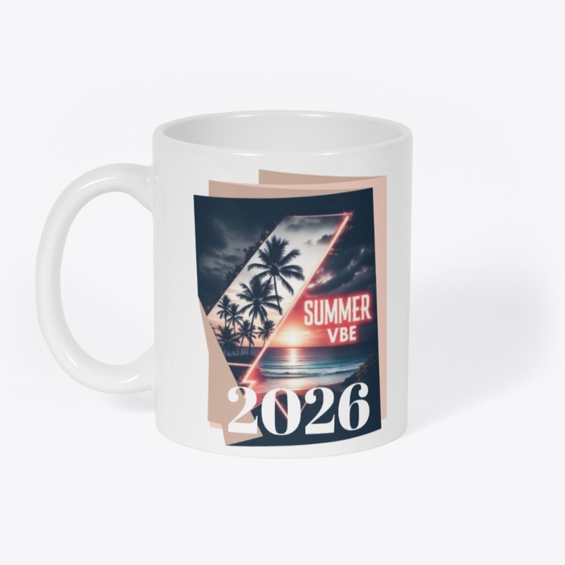 Summer Vibe 2026 Tropical Sunset Art