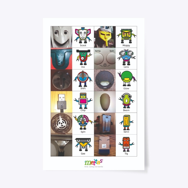 Face Characters – Mettas Poster
