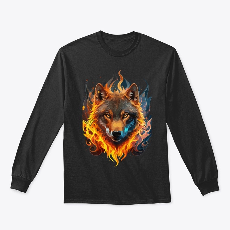 T-shirts Fire Lion