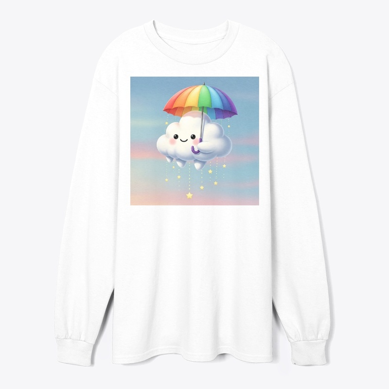 Cute Cloud &amp; Rainbow Umbrella
