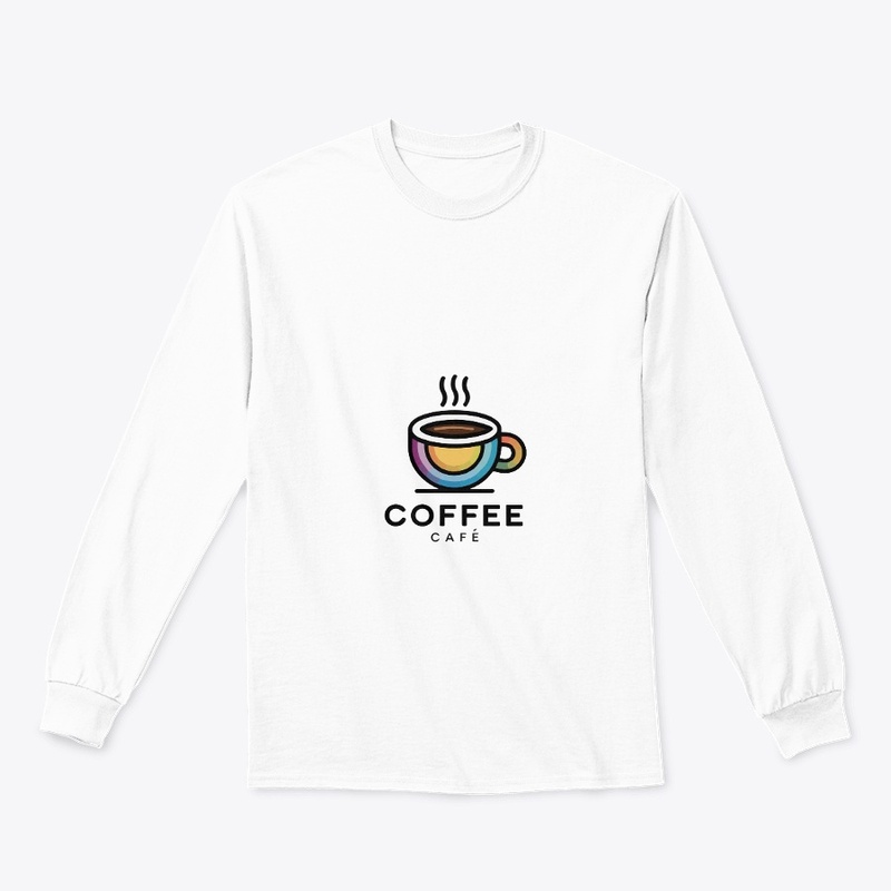 Coffee Cafe Typography T-Shirt