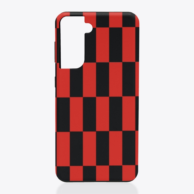 Red and Black Squares pattern