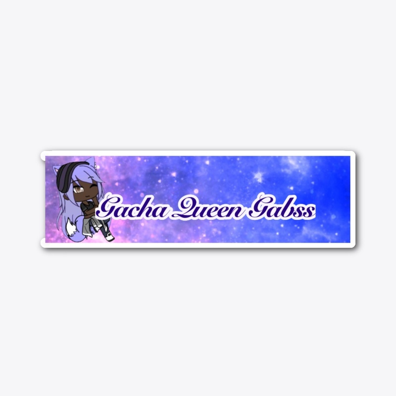 Gacha Queen Gabss logo sticker