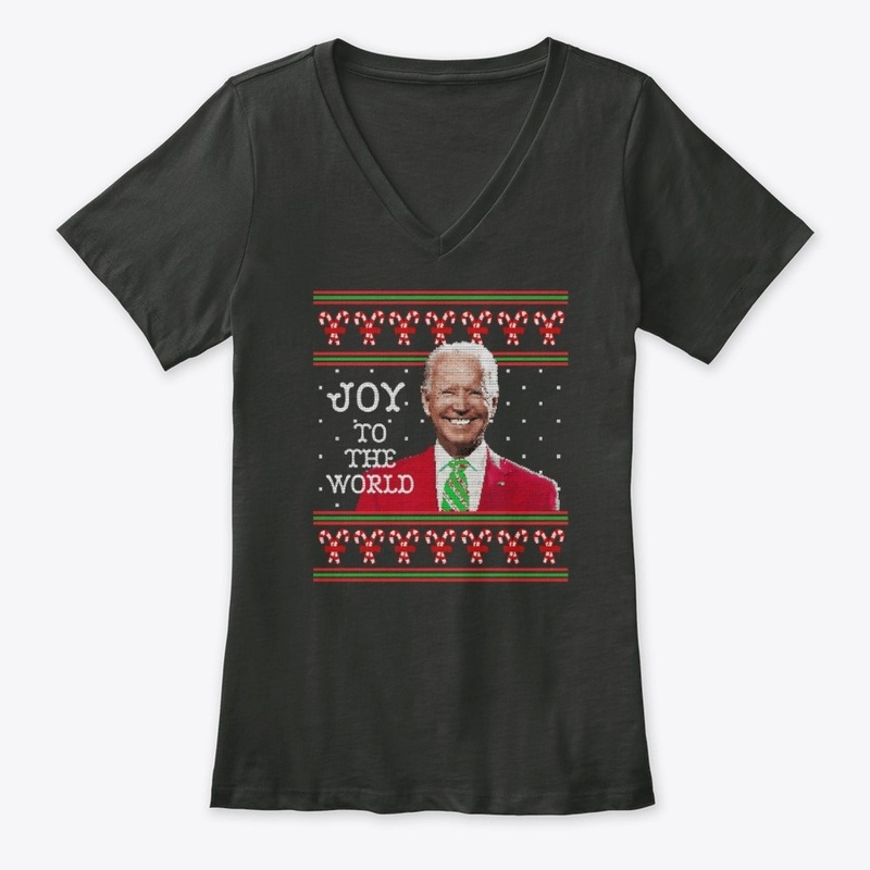 Joe Biden Ugly Christmas Sweater Joy To 