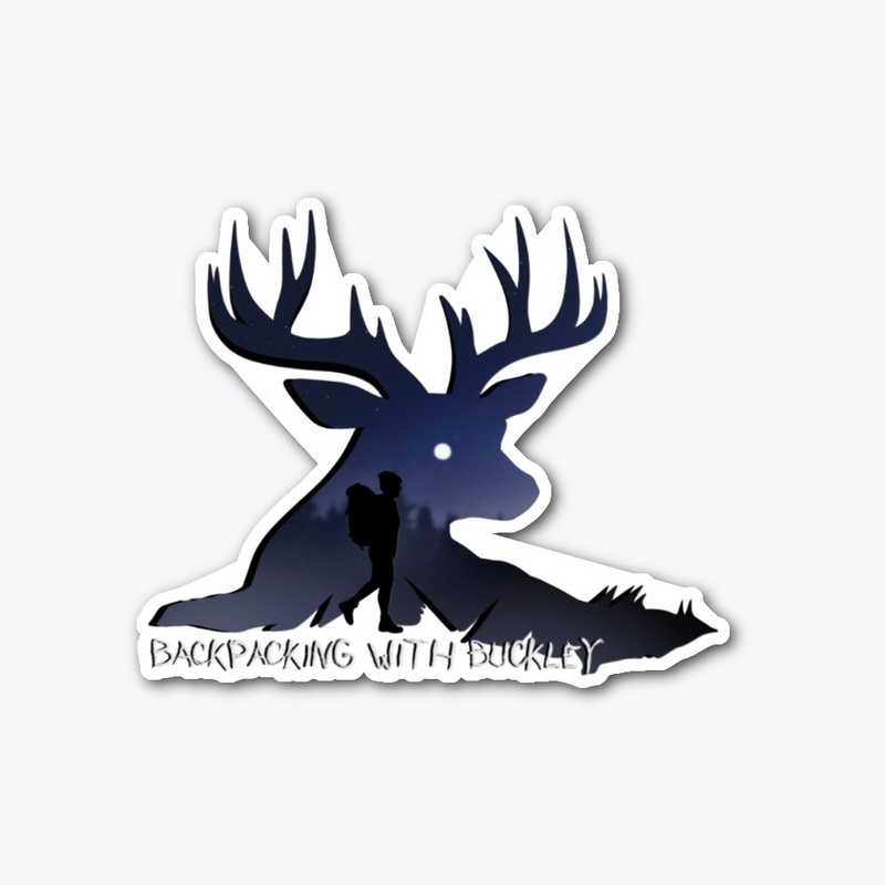 Backpacking With Buckley Merch Sticker