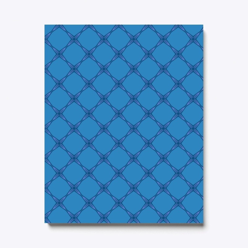 Blue Squares and 4 Point Stars