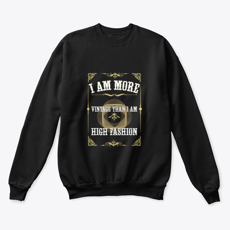I am more vintage