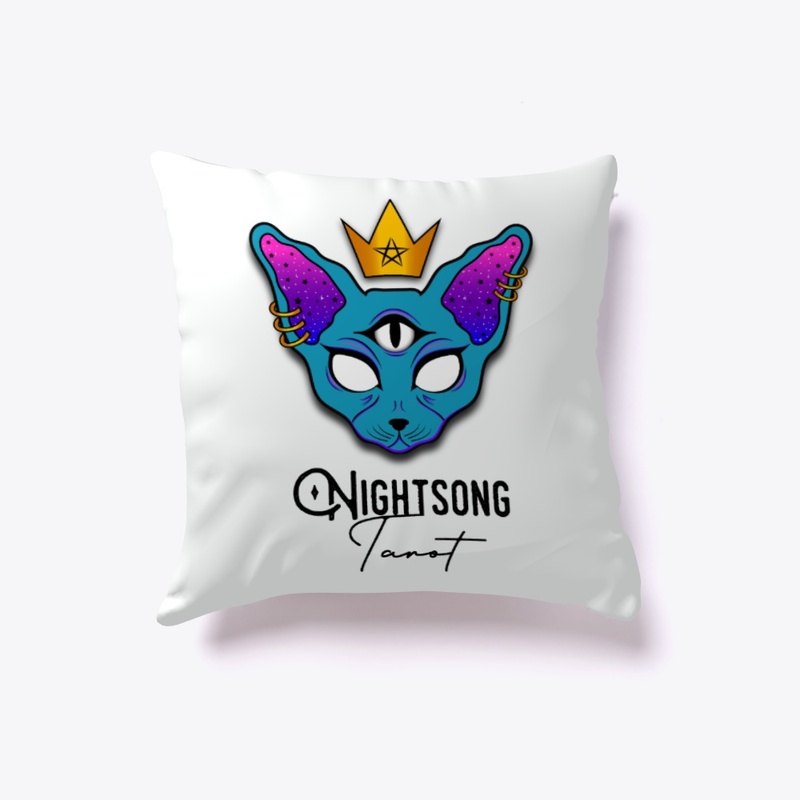 Nightsong Tarot Throw Pillow