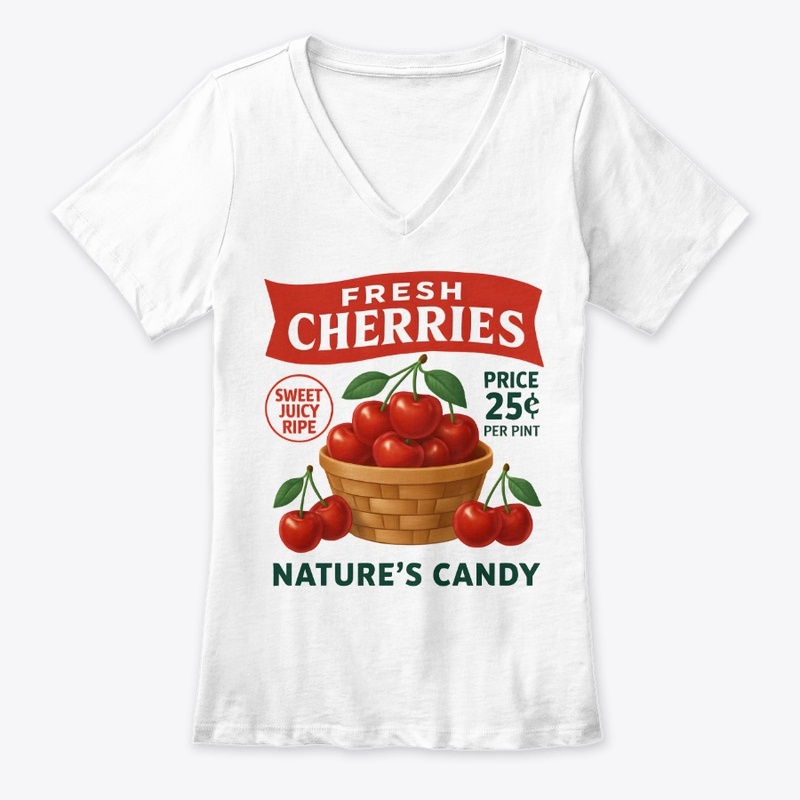 Nature's Candy | Vintage Cherries Art