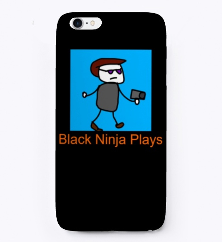 Black Ninja Plays Phone Case