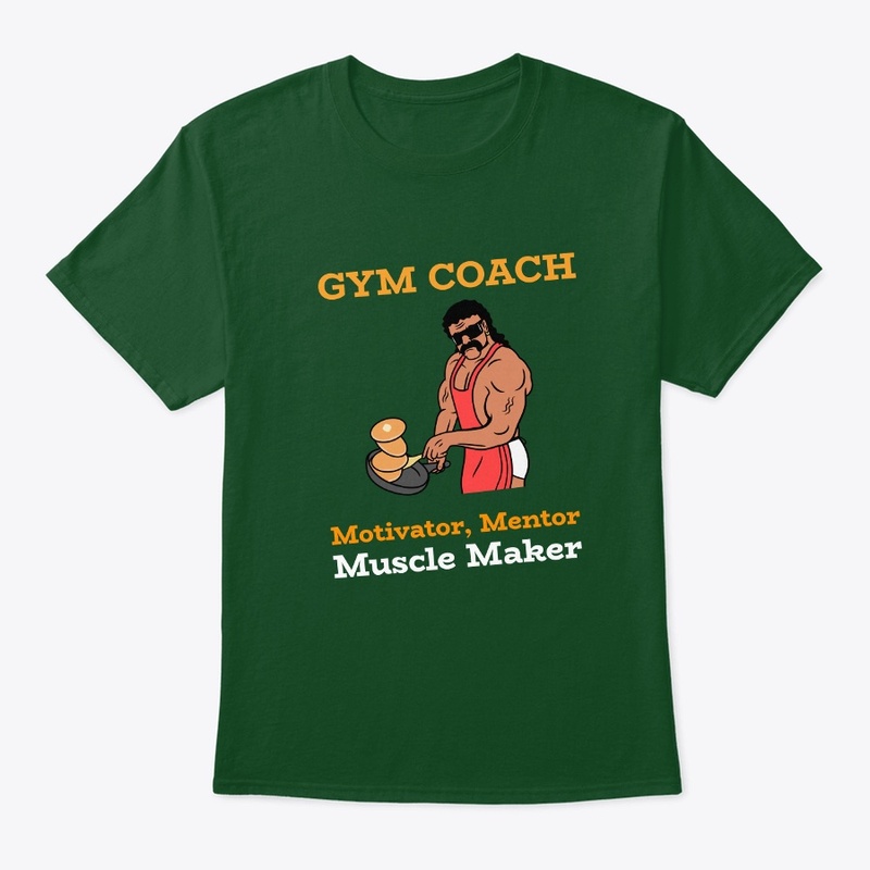 Gym coach motivator mentor muscle maker