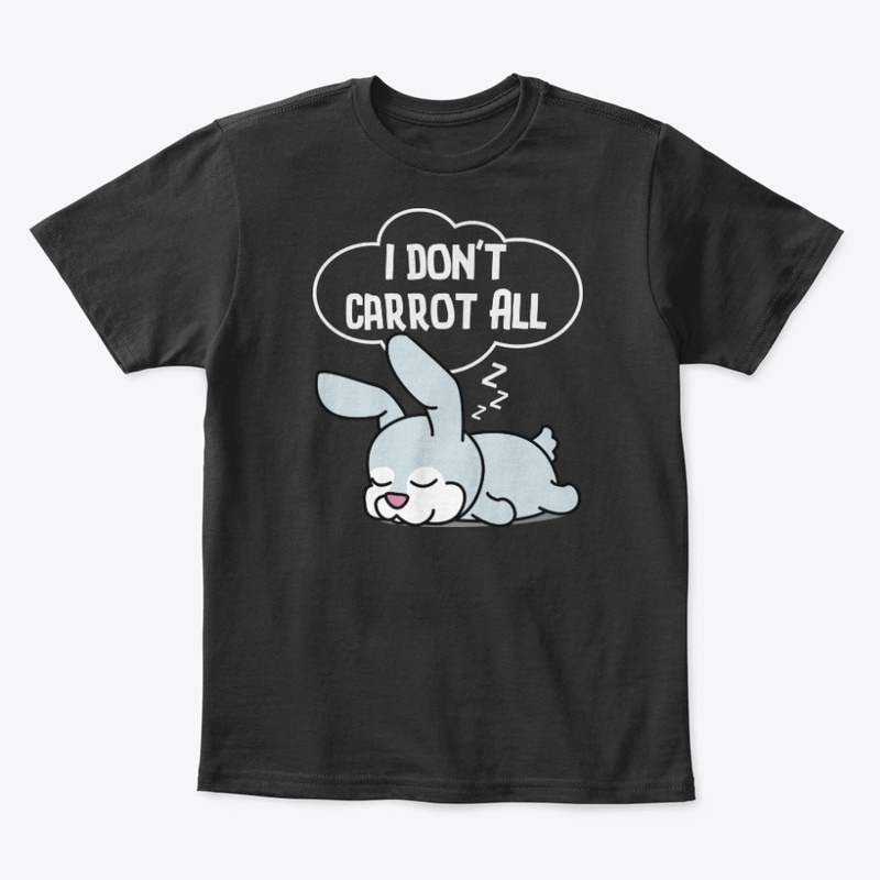 Punny Rabbit Lover Gift - Lazy Sleeping