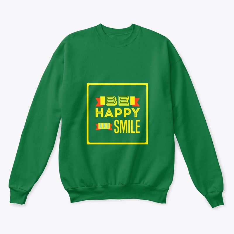 Be happy and smile sticker
