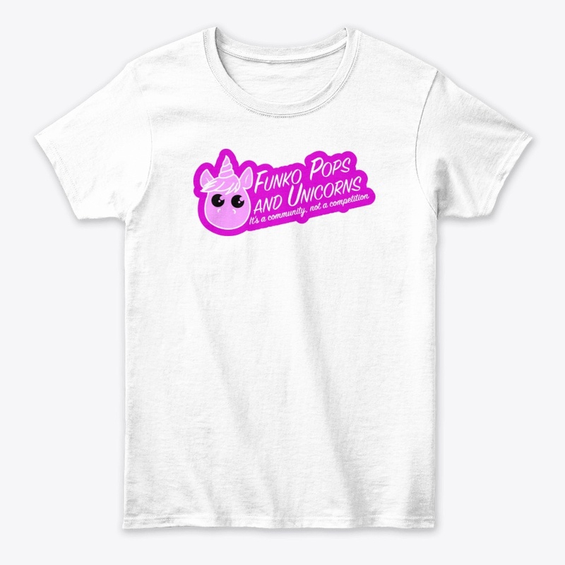 Funko Pops and Unicorns Logo - Pink