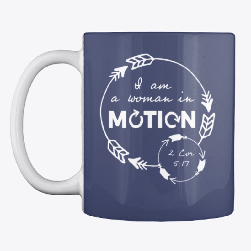 Women in Motion Arrow Circle Dark Mugs