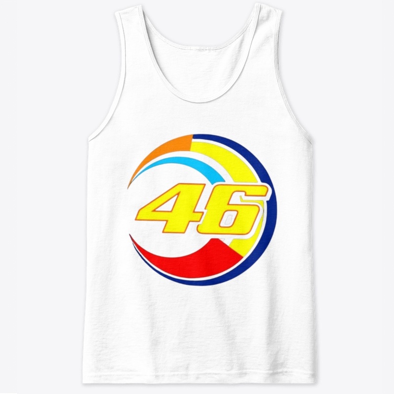 Bold “46” Colorful Graphic Design