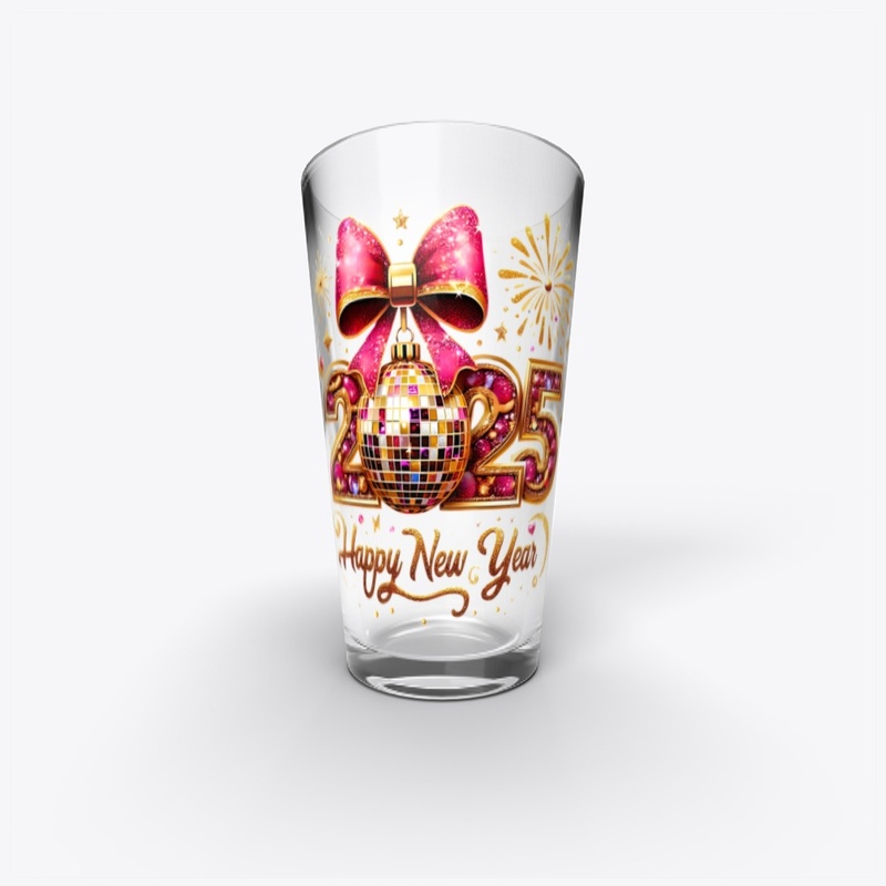 Sparkling New Year 2025 Gold