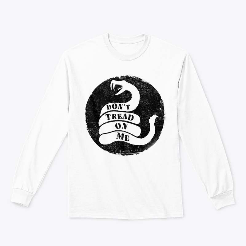 DONT TREAD ON ME WASHED LIBERTARIAN