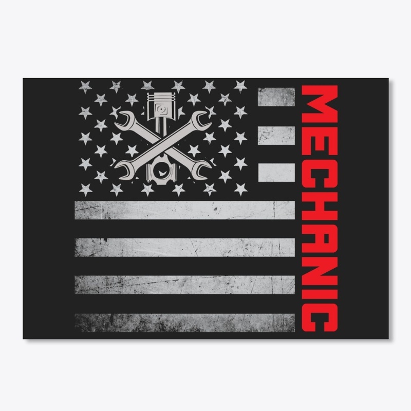 Mechanic US Flag