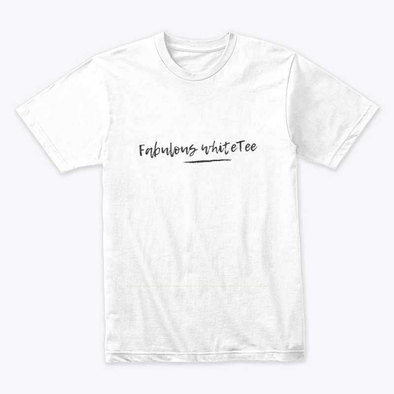 FABULOUS WHITE TEE