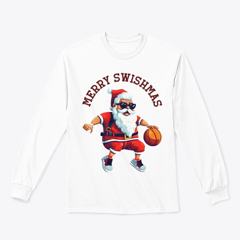 Merry Swishmas Santa Basketball